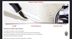 Desktop Screenshot of notarypublicsolihull.com